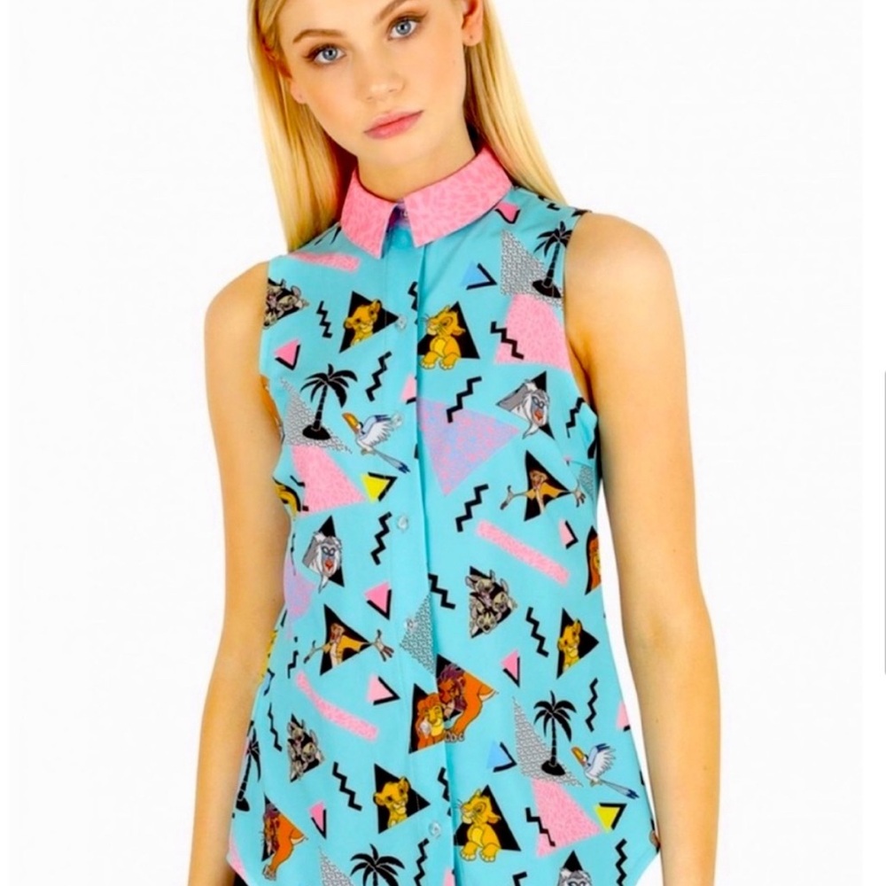 Blackmilk Lion King Button Up